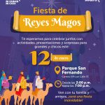 Flayer Fiesta de Reyes Magos Barrios Unidos